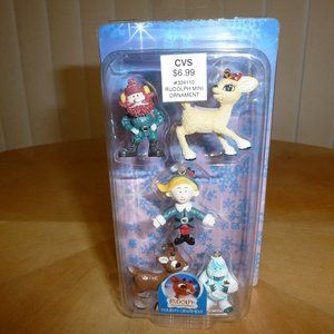 Enesco Rudolph Red-Nosed Reindeer Miniature Holiday Ornaments